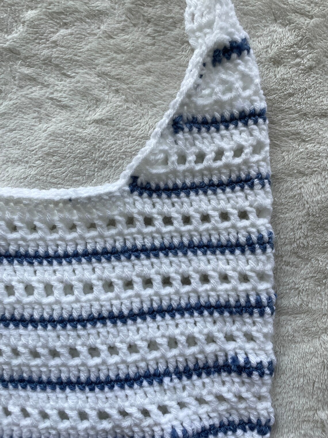 Hand Crocheted Tote Bag
