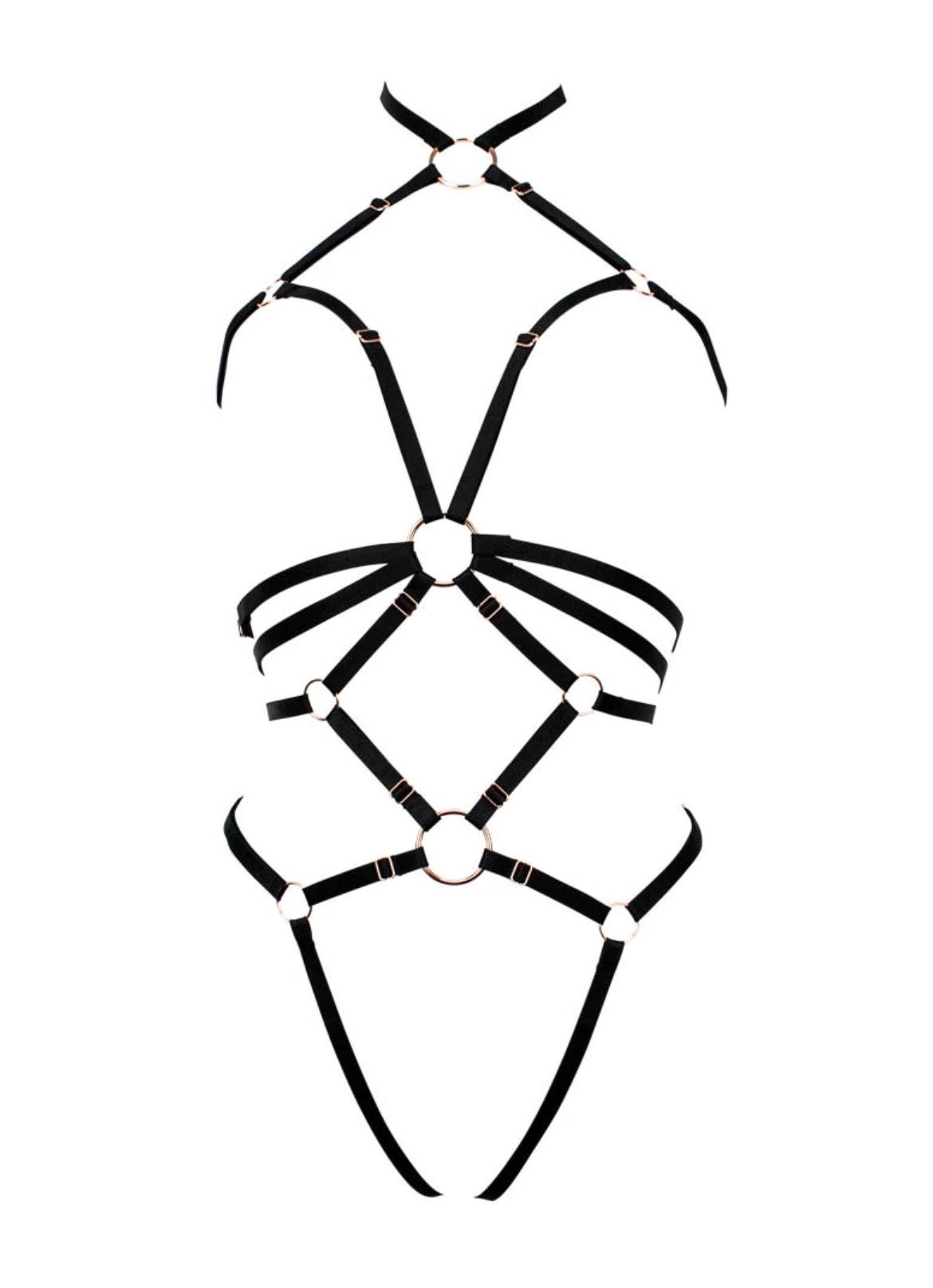 Harness for Women Full Body,handmade Lingerie,lingerie Harness Set