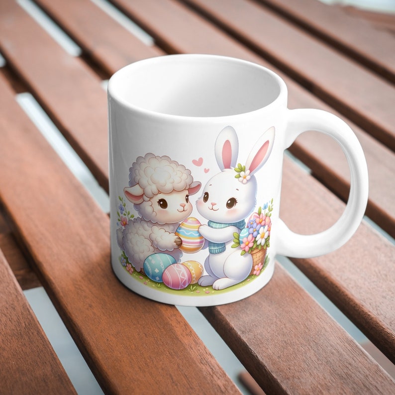 Cute Easter Lamb Cliparts 20 PNG Bundle Lovely Pastel Easter Baby Sheeps Card Crafting Junk Journal Kit Happy Easter Spring Graphic image 5