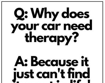 Therapie Slechte parkeerkaarten 3 pagina's (27 kaarten) Digitale download Grappige parkeerbeledigingskaarten Rijnotities, Gag Gift, je parkeerde als een eikel.