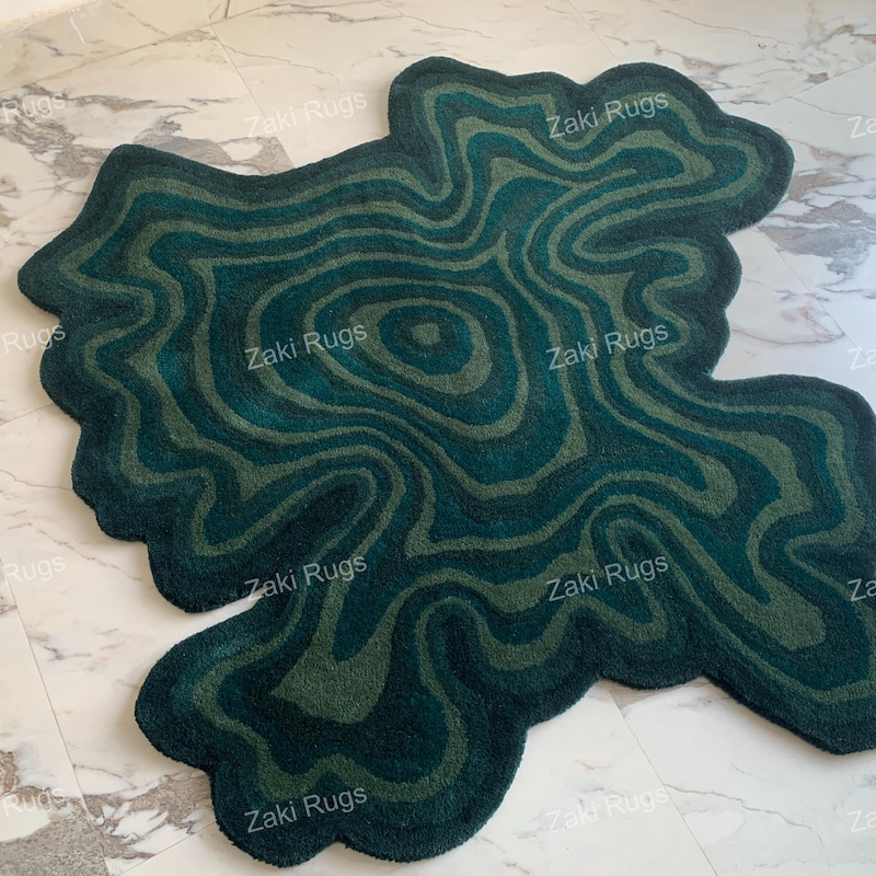 Abstract Shaped Rug - Etsy