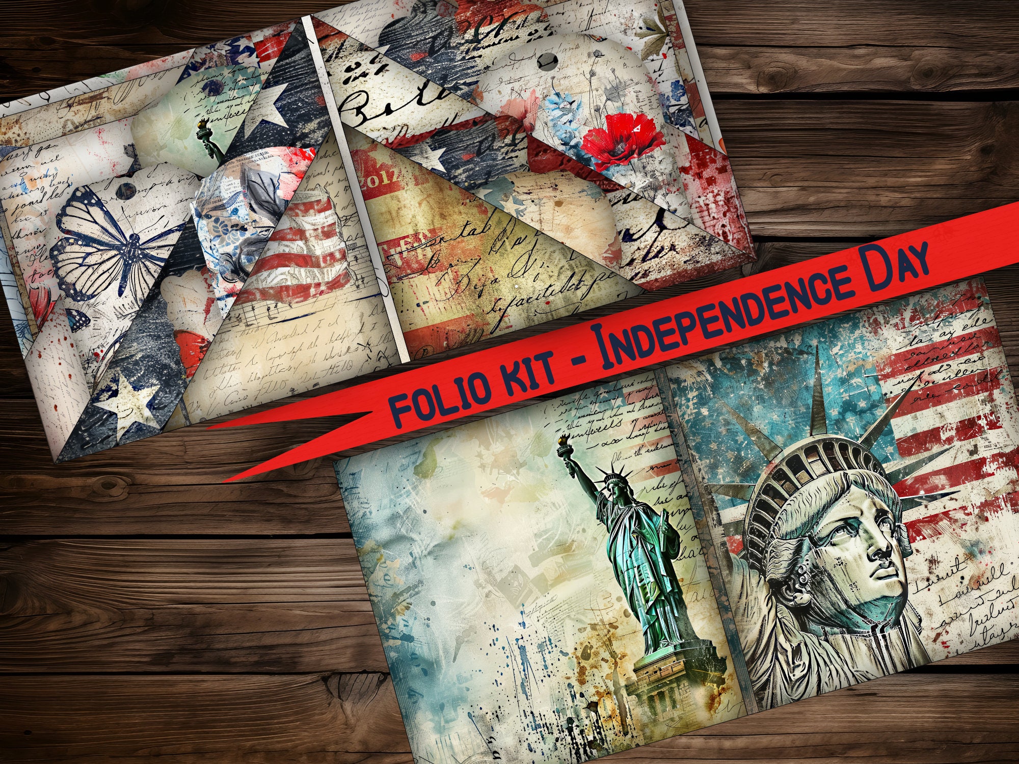Vintage Folio Kit Junk Journal Digital Printable Vintage Junkjournal ...
