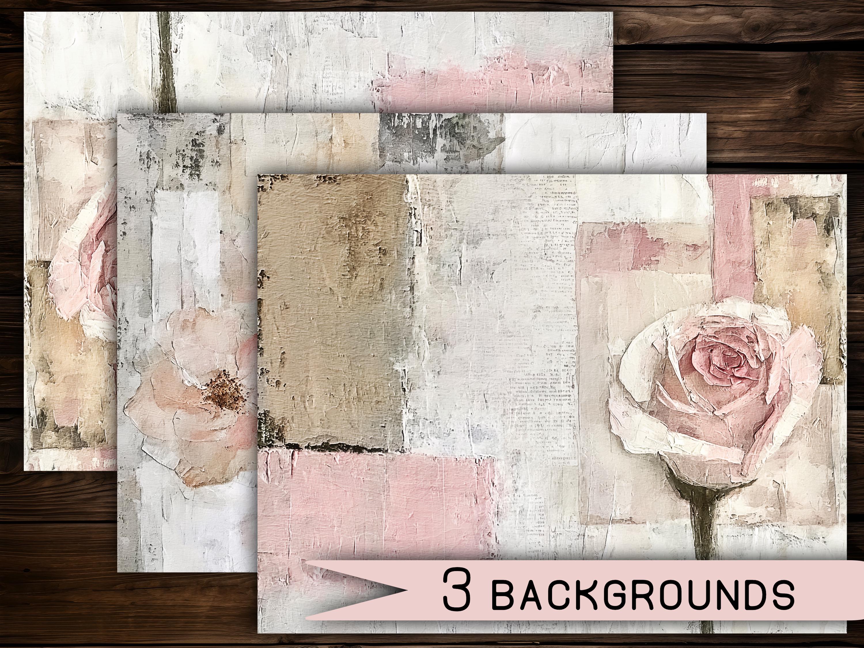 Rose Folio Kit Printable Junk Journal Vintage Rose Ephemera Floral ...