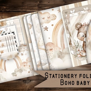 titular do cartão fólio vintage impressão digital vintage junkjournal papelaria papel presente digital lixo diário bebê boho fólio bolso scrapbook