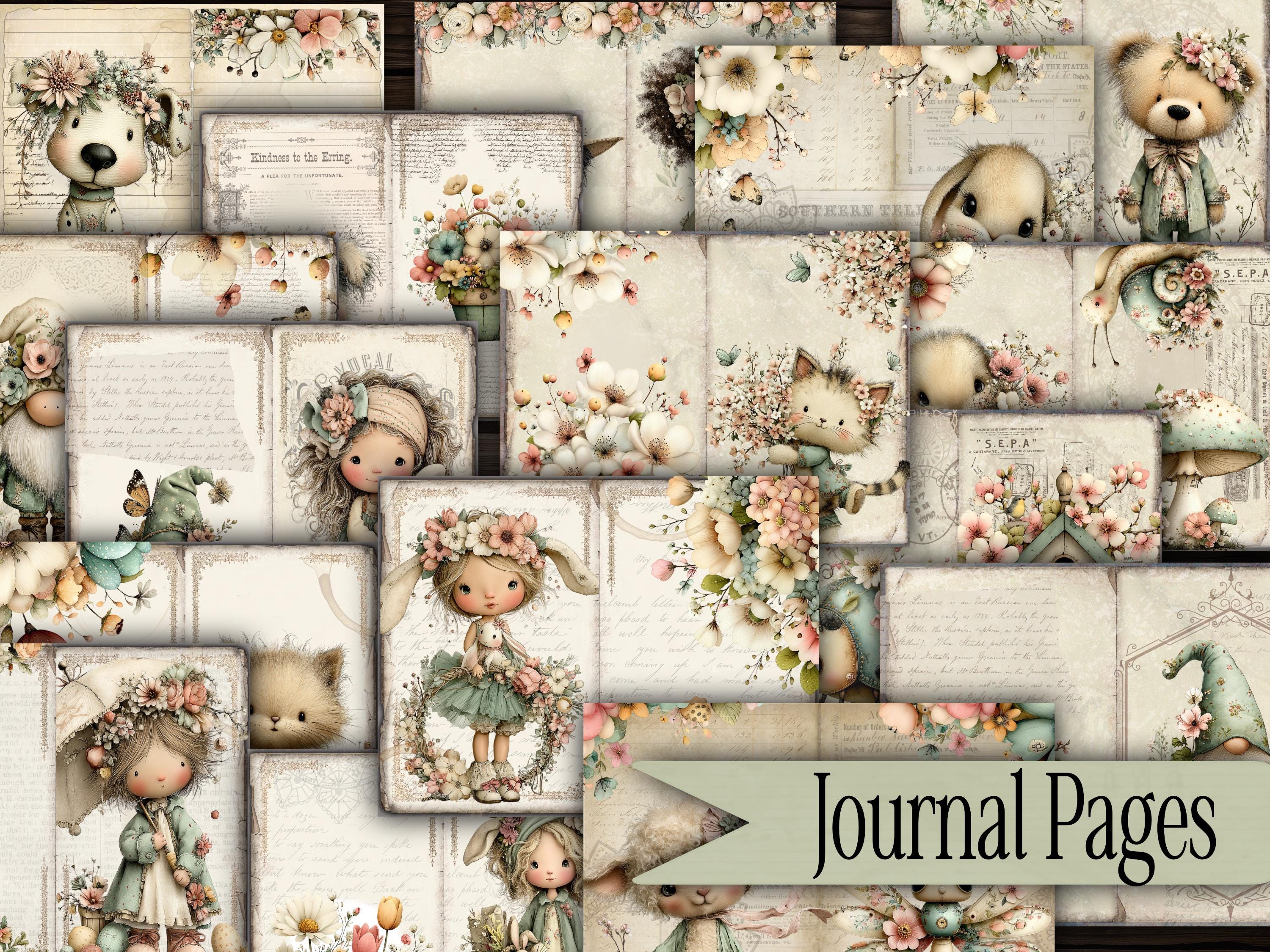 Easter Spring Digital Paper Pack | Pastel Bunny Scrapbook Papers ...