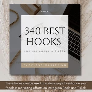 PLR Ebook PLR Digital Product Master Resell Rights Ebook Digital Marketing MRR Template Instagram Hooks Faceless Marketing Resell rights