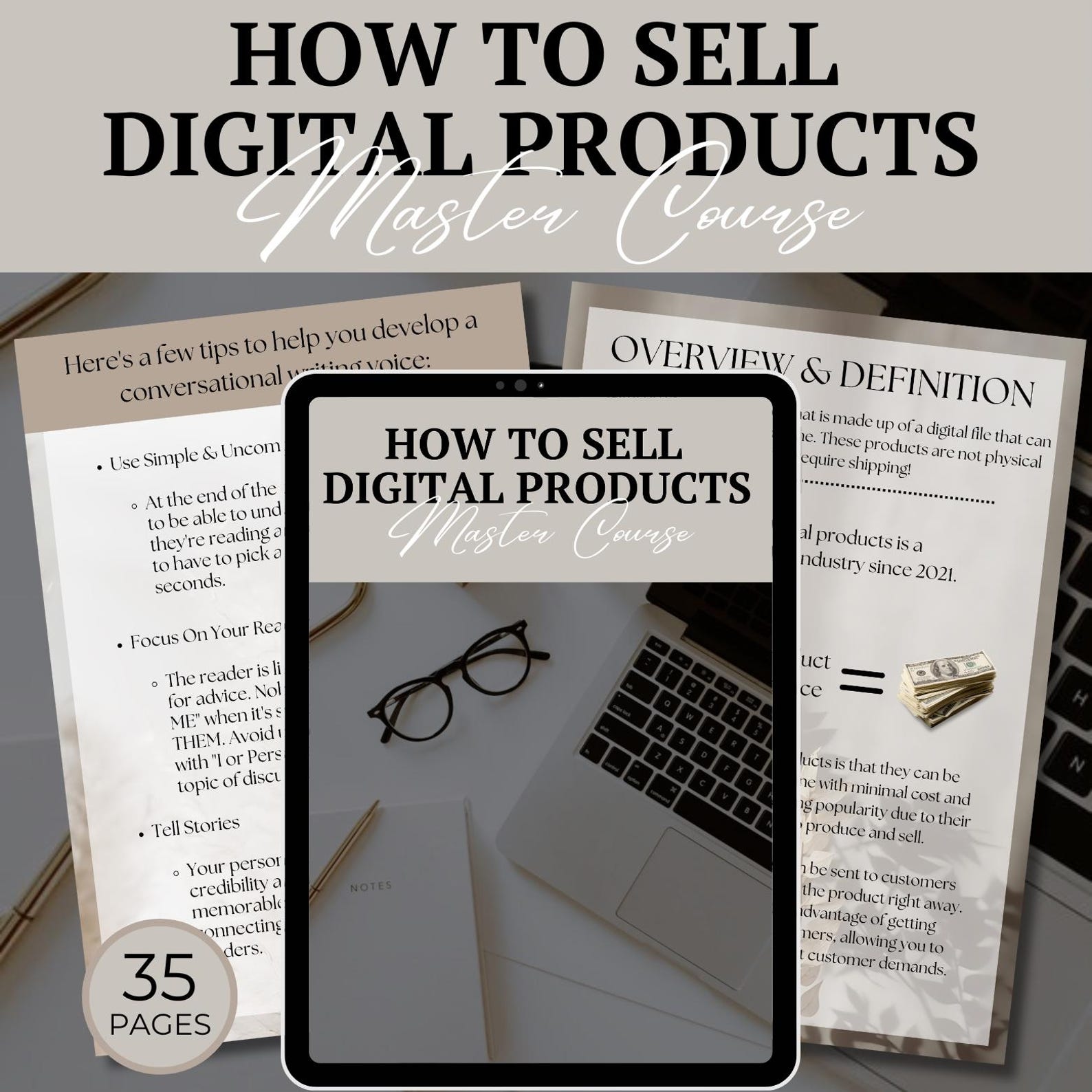 How to Create and Sell Digital Products Guide With Master Resell Rights ...