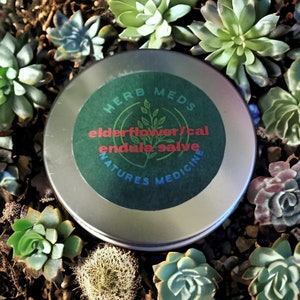 Elderflower and calendula salve