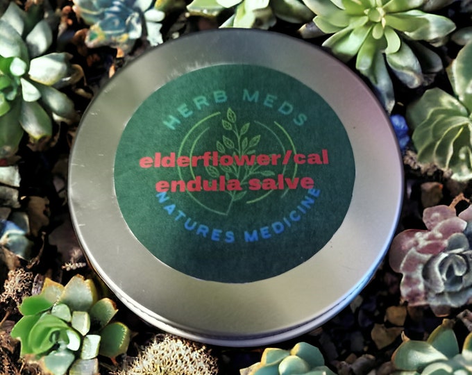 Featured listing image: Elderflower and calendula salve