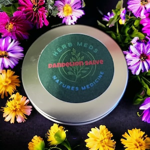 Dandelion flower salve