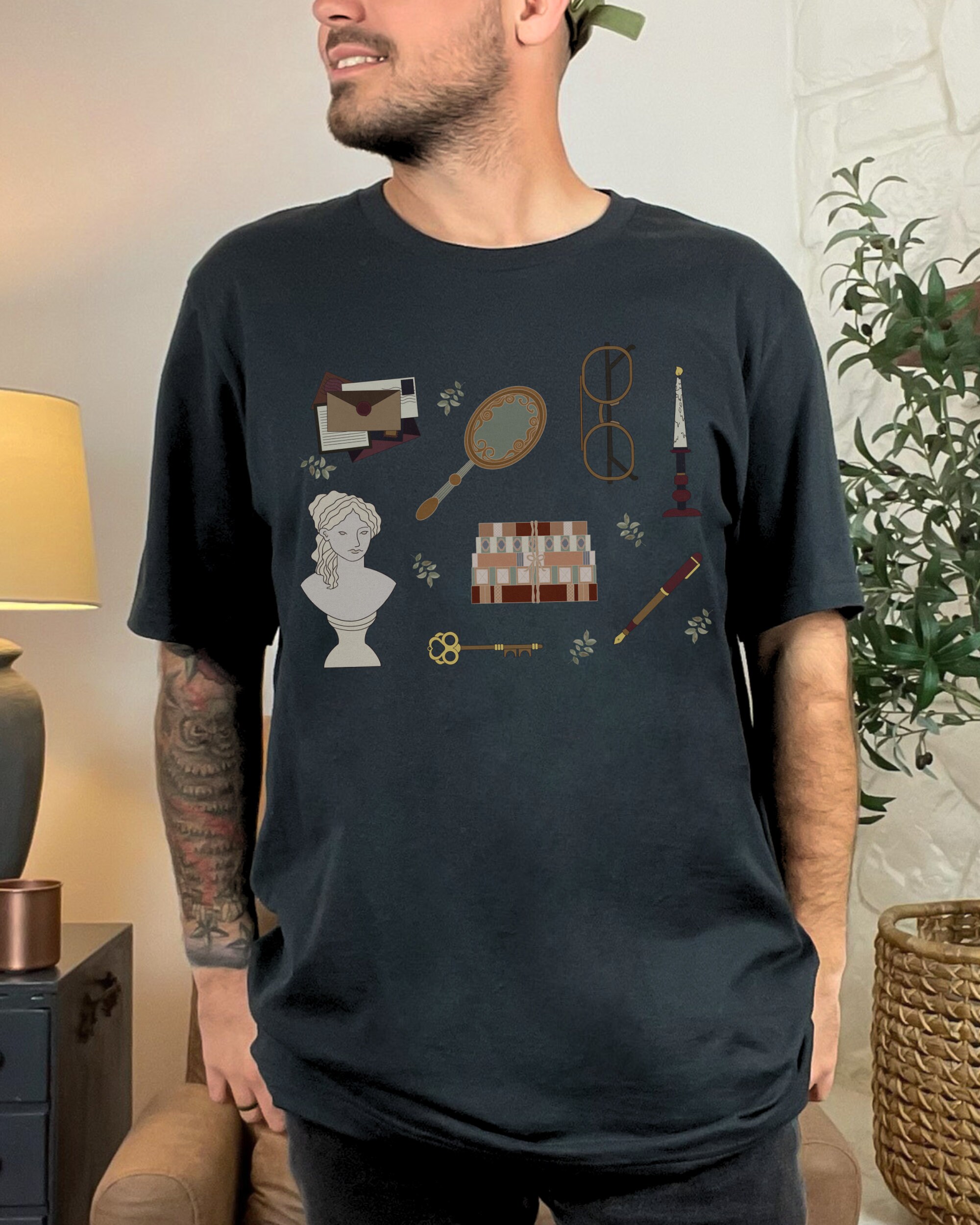Dark Academia Artistic Figures Shirt main image 0