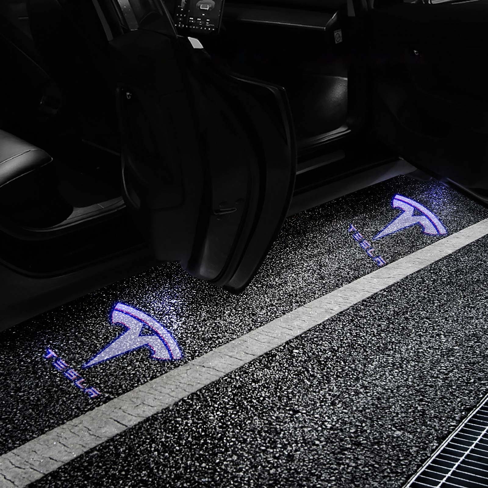 Car Door Led Logo Light Car Logo Projector 3d Ghost Shadow - Temu