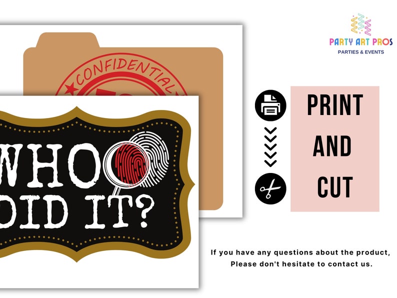 Printable Murder Mystery Party Props, Murder Mystery Party, Party Photobooth Props, Adult Party Props, Murder Mystery Party Props, Murder Mystery Photo Booth Props, Murder Mystery Party Ideas, Murder Mystery Party Decoration