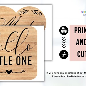Rustic Baby Shower Photo Props Printable, Baby Shower Decorations, Baby Shower Photobooth Props, Baby Shower Props, Rustic Baby Shower Decor, Rustic Theme, Wooden Baby Shower Decorations