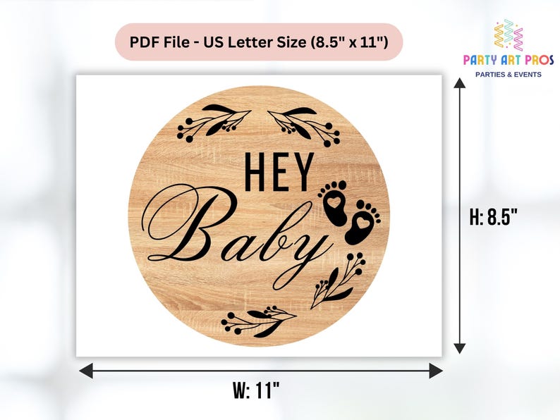 Rustic Baby Shower Photo Props Printable, Baby Shower Decorations, Baby Shower Photobooth Props, Baby Shower Props, Rustic Baby Shower Decor, Rustic Theme, Wooden Baby Shower Decorations