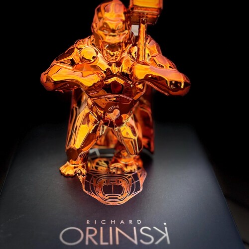 RICHARD ORLINSKI - Panda Spirit Orange - Limited Edition - Etsy