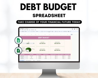 Debt Avalanche Spreadsheet Template: Budget & Repayment Tracker (Excel)