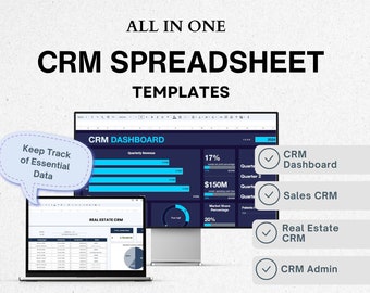 CRM Spreadsheet Template: Client & Lead Tracker (Google Sheet)