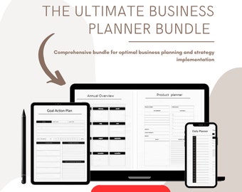 Entrepreneurial Business Planner Printable: Ultimate Business Bundle (PDF)