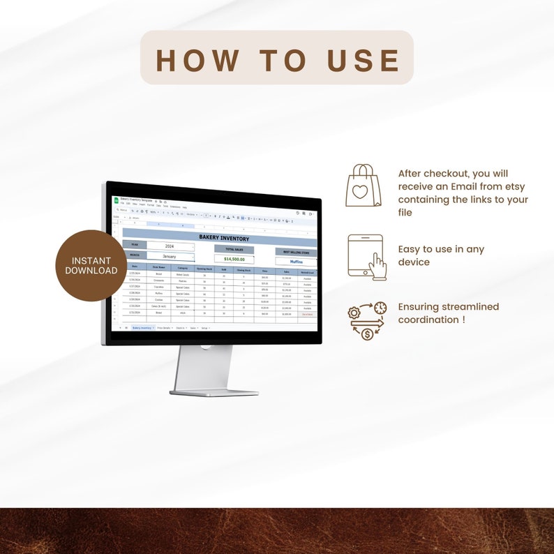 Bakery Inventory Spreadsheet: Ingredient Tracking (digital Download) - Etsy