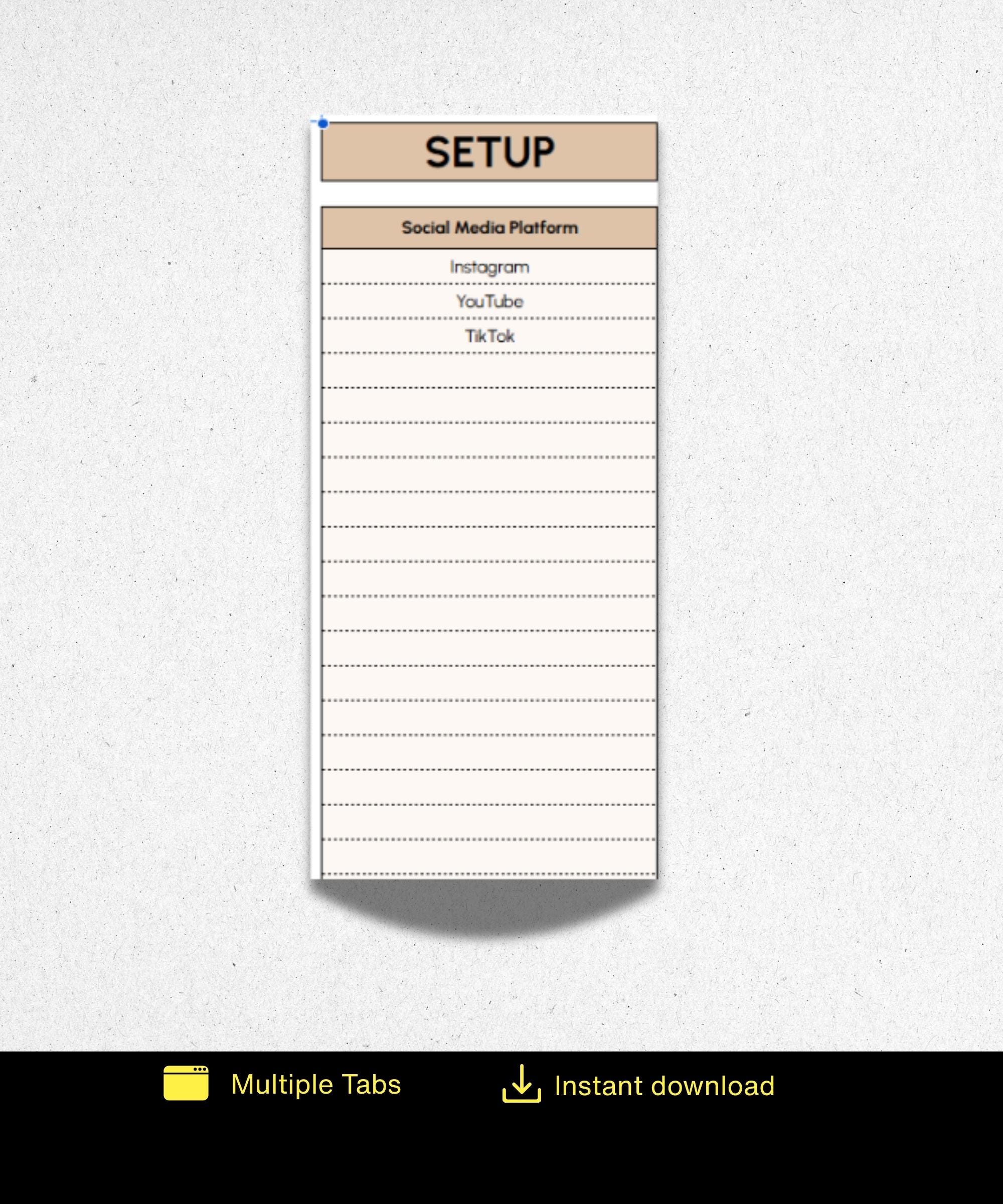 Influencer Roster Sheet Influencer Outreach Tracker Google Sheet, Brand Collaboration Template ...