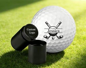Benutzerdefinierte Golfball-Stempel, personalisierter Namensmonogramm-Golfstempel, Golfball-Marker, professionelles Golferzubehör, Golf-Witzgeschenke