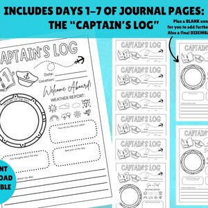 Captain Journal 70+ Pages of Kids Cruise Activities & Cruise Journal! Printable PDF ...