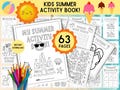 Kids Summer Activity Book PLUS Summer Journal Pages! PRINTABLE Kids Summer Activity Pack, Instant Digital Download, Summer Activity Bundle product logo