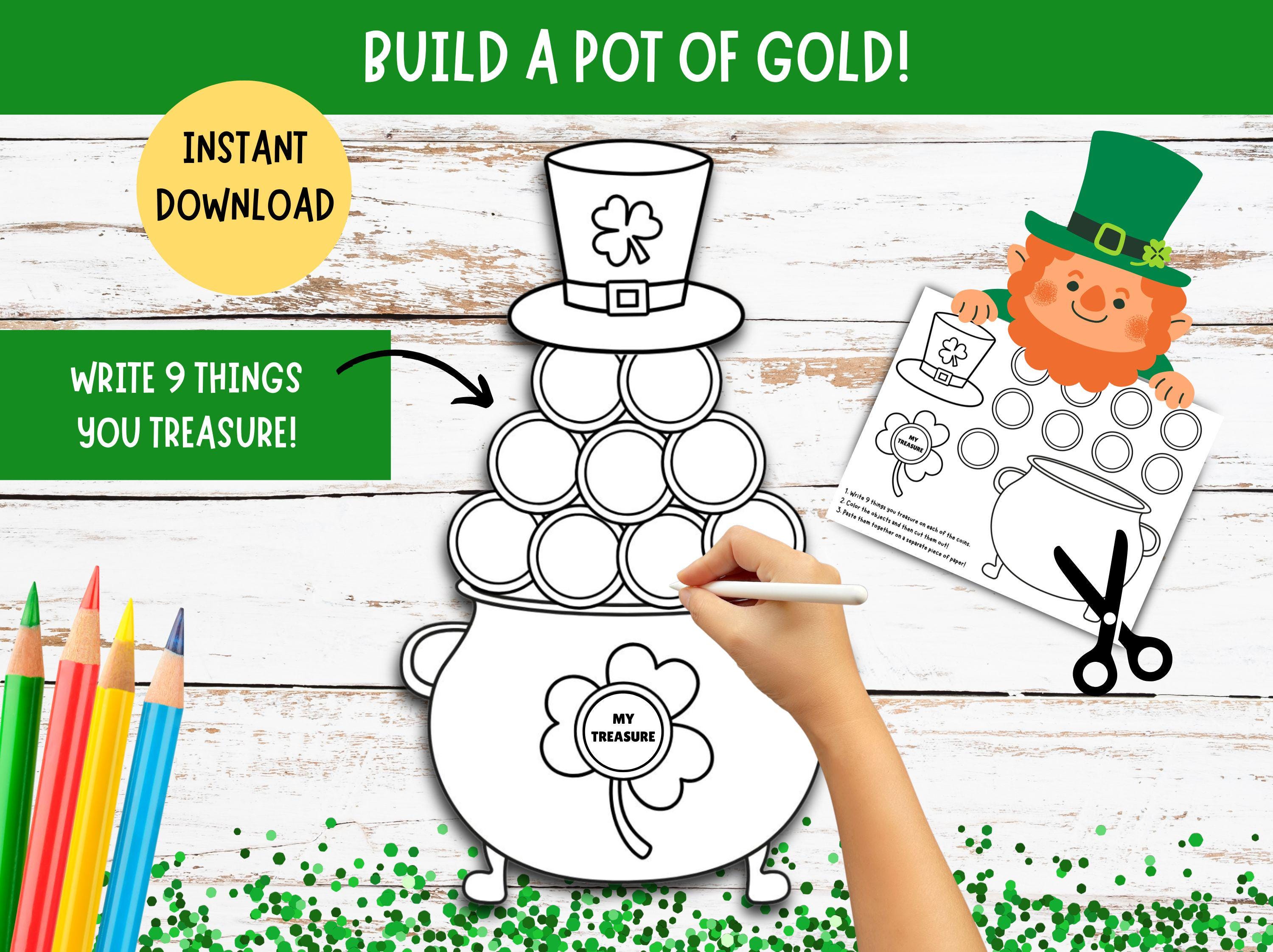 My Treasure Craft Activity! PRINTABLE St. Patrick's Day My Treasure ...