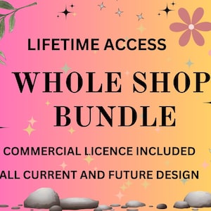 Paquete de pegatinas digitales para toda la tienda, planificadores digitales, PNG, JPG para toda la tienda, acceso de por vida al pase para toda la tienda 2025, diario, derechos comerciales