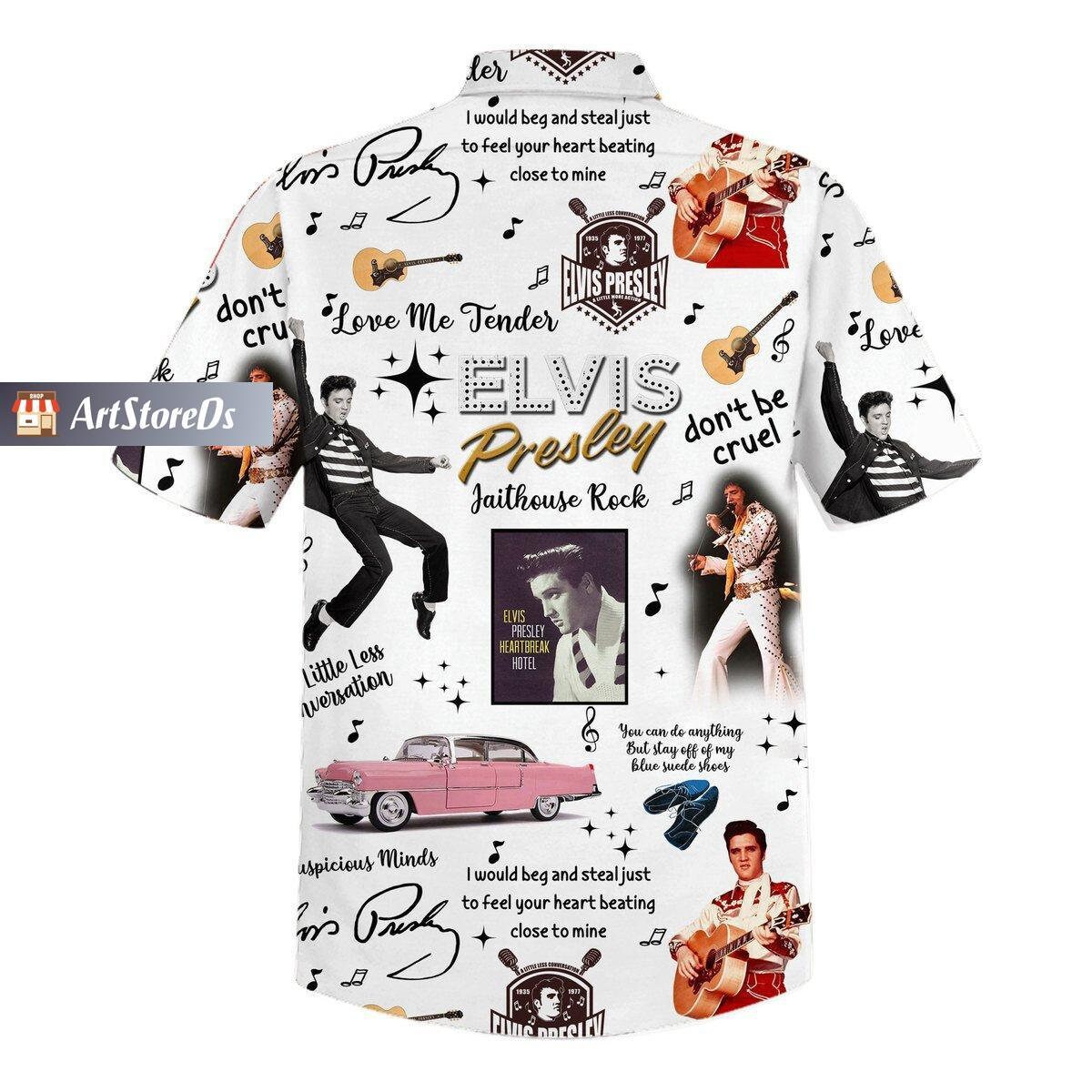 Elvis Presley Shirt, Elvis Presley Button Shirt sold by Sofia Di Leo ...