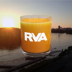 RVA Bar Glass for your Favorite Cocktails, Rocks Glass for Whiskey and Lowball Drinks, Every Beverage from Richmond Virginia is Delicious