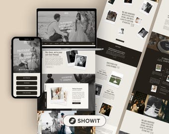 Showit Website Template for Photographers | Portfolio Design