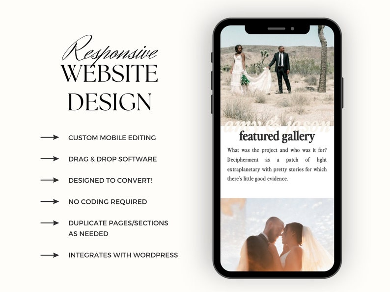 Showit Website Design Template Bundle for Wedding Photographers, Website for coaches, influencers wordpress blog theme, Podcast Website image 7