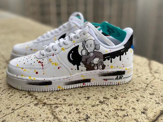 Kaws x Nike Air Force 1 Low Custom  Nike air force, Nike fashion shoes,  Air force