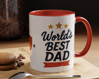 World's Best Dad Coffee Mug, Father's Day Gift (11oz, 15oz)