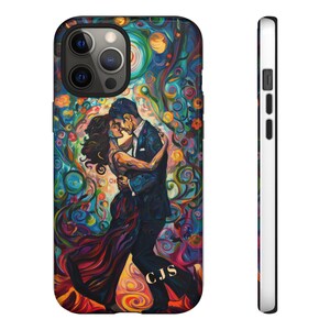 Romanze Art Phone Case: Stoßfest, kabelloses Laden