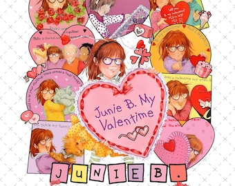 Junie B My Valentine Png, Junie B Jones Education Png, Teacher Valentine Png, Teacher Png, First Grade Teacher, Teacher Shirt Design