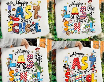 Dis.ney Happy Last Day of School PNG, Teacher School Png, Summer Teacher Png, Last Day Png, Kids Summer Break