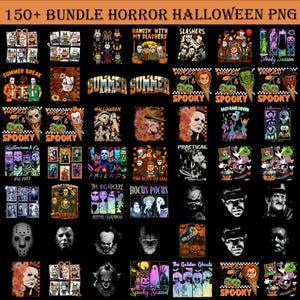 150+ Retro Halloween Characters Png Bundle, Halloween Bundle PNG, Horror Png, Scary Movie Png Bundle, Horror Png,Horror Halloween Png Bundle