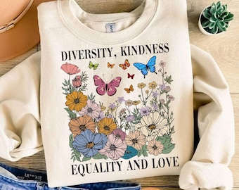 Summer Diversity Kindness garden Png, Anti Trump Png, Political Protest Png, Trump Floral Png, Resist Trump Png, Anti Trump Apparel Png