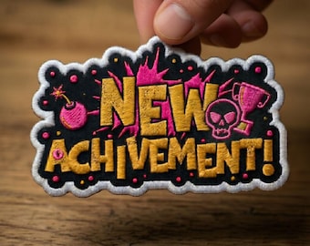 Nuevo parche de logros, parche de Carl de Dungeon Crawler, insignia de jugador de LitRPG, regalo para jugadores de DCC, insignia de subida de nivel, parche termoadhesivo/para coser en la mochila