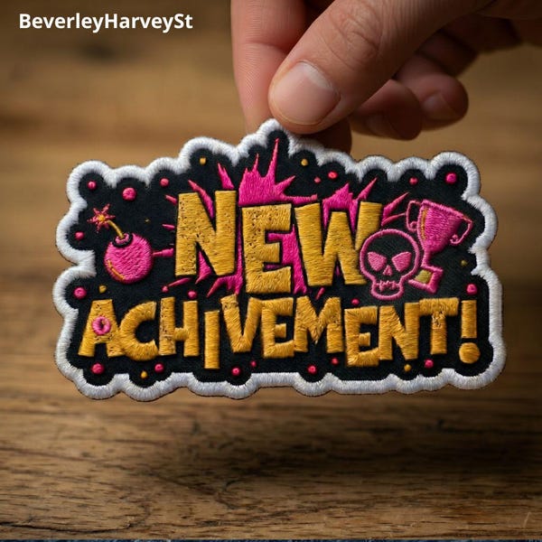 Nuevo parche de logros, parche de Carl de Dungeon Crawler, insignia de jugador de LitRPG, regalo para jugadores de DCC, insignia de subida de nivel, parche termoadhesivo/para coser en la mochila