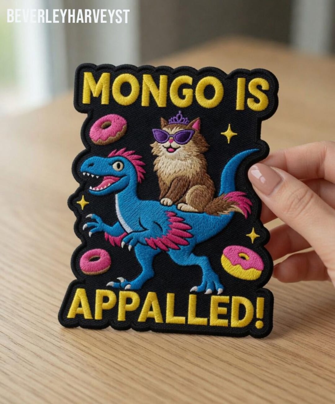 Mongo is Appalled Dungeon Crawler Carl Embroidered Patch, Princess ...