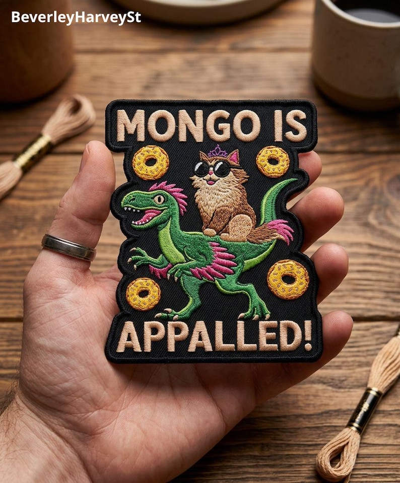 Mongo is Appalled Dungeon Crawler Carl Embroidered Patch, Princess ...