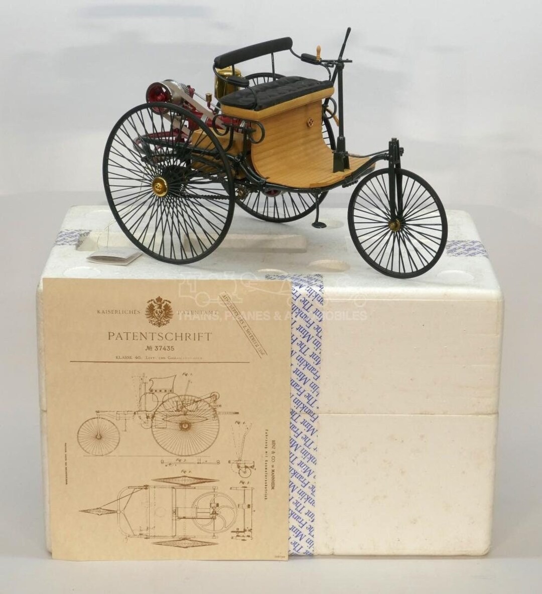 Franklin Mint 1:8 Scale 1886 Benz Patent Motorwagen - Etsy