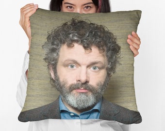 Michael Sheen Square Pillow Spun Polyester Square Pillow, Custom Throw Pillow Gift, Best Home & Office Decor, Funny Meme Dorm Decor Gift