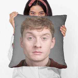 James Acaster Square Pillow Spun Polyester Square Pillow, Home Decor Throw Pillow Gift, Party Decor Pillow, Custom Throw Pillow Gift