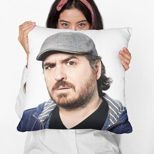 Jane Quinn Kissen Quadratisches Kissen aus gesponnenem Polyester, Promi-Kissen, Weihnachten Geburtstagsdekoration, Erinnerungsstücke