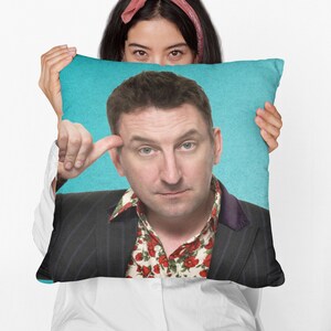 Lee Mack Square Pillow Spun Polyester Square Pillow, Custom Throw Pillow Gift, Best Home & Office Decor, Funny Meme Dorm Decor Gift